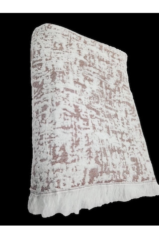 Cyl Çift Kişilik Şönil Battaniye Bej -