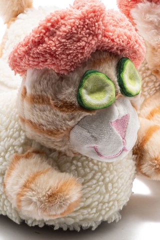 Twigy Spa-2 Kadın Hayvanlı Panduf Beyaz 36/41 EE0549 Çok Renkli