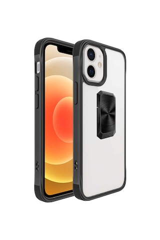 Apple Uyumlu iPhone 12 Uyumlu Zore V-bax Kılıf-siyah Siyah -