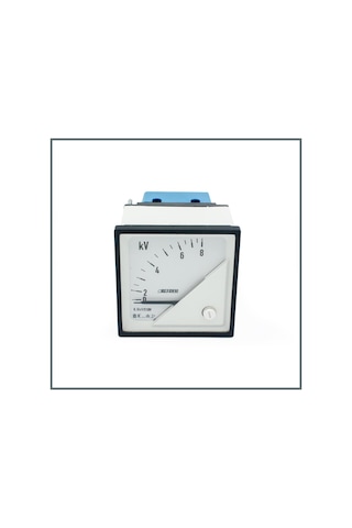 Frer Analog Voltmetre Ac Vt: 6.6kv/110v / Skala 0-8kv 72x72 90