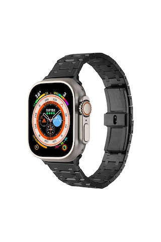 Watch 44mm Uyumlu Krd-83 Metal Sbt Kordon-rose Gold