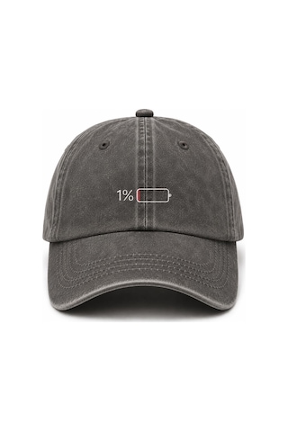 Valkyrie Low Battery Kahve Şapka Unisex Vintage Pamuk Ayarlanabilir Baseball Cap Tasarım Şapka kahverengi