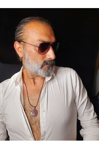Mryart Kızılderili Figürlü Siyah Top Zincir Erkek Kolye Metal Uçlu Çok renkli