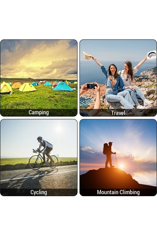 Hombey Açık Hava Çantası Büyük Kapasiteli Yürüyüş Sırt Çantası Açık Hava Kamp Sırt Çantası Tuval Trekking Siyah