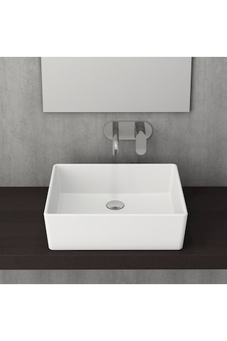 Bocchi Milano Çanak Lavabo 50 CM Parlak Beyaz 1215-062-0125