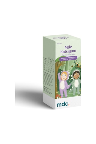 Mdc Kalsiyum Magnezyum Çinko Vitamin D Şurup 150 ML