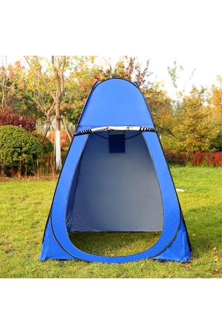 Valkyrie Kamp Outdoor Wc Duş Xl Giyinme Çadırı İç Astarlı 190x150x150 Fotoğraf Prova Kabini Büyük Boy Mavi Mavi