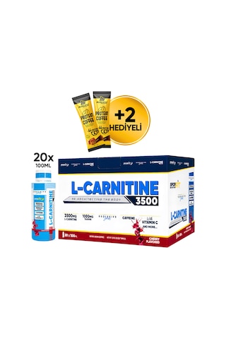 Sporfit Nutrition L-carnitine 3500 Mg 20x100 Ml Shot Vişne Aromalı + 2 X Protein Kahve Hediyeli