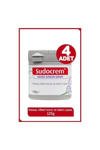 Sudocrem Bebek Bakım Kremi 125 Gr - Teva 4 Adet