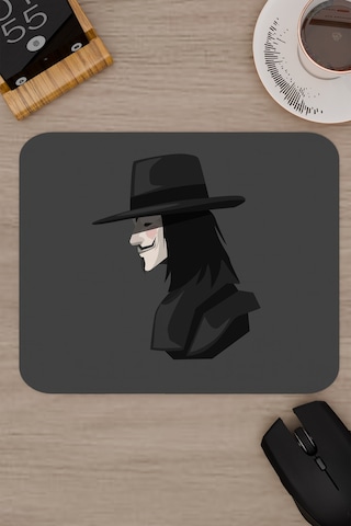 V For Vendetta V5 22x18 Gaming Kauçuk Kaymaz Taban Mouse Pad Fare Altlığı