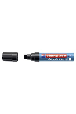 Flipchart Markör - Siyah - 1 Kalem - Kama Ucu 4-12 Mm - Yazı Tahtaları Üzerine Yazmak Çizmek Ve Işaretlemek Için Çok Renkli