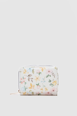 Çiçek Desen Bayan Cüzdan - Ol-1059 Siyah