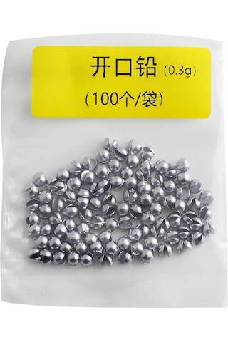 Mufunye Hunt High 205 Adet Açık Açılı Kurşun Seti - Deniz/nehir Balıkçılığı Ağırlığı - 0.3g 100 Adet/paket - Kross Border Olta Malzemesi