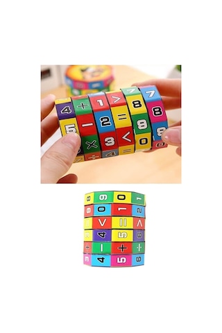 Zeka Küpü Eğitici Oyuncak Matematik Sayılar Sihirli Küp Dört Işlem Eğitici Küp