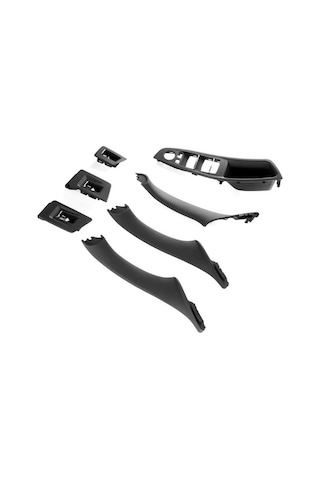 Bmw F10 5 Serisi Siyah İç Kapı Kolu Tutamağı Set 7 Parça 51417225873