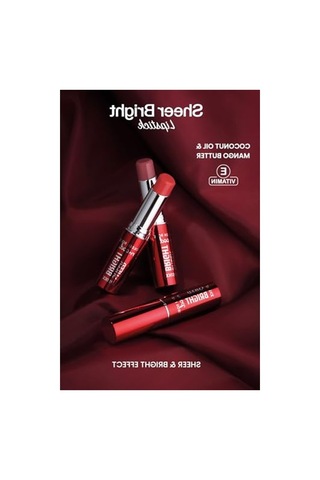 Parlak Ruj 106 Peachy Pink - Doğal Görünüm 00