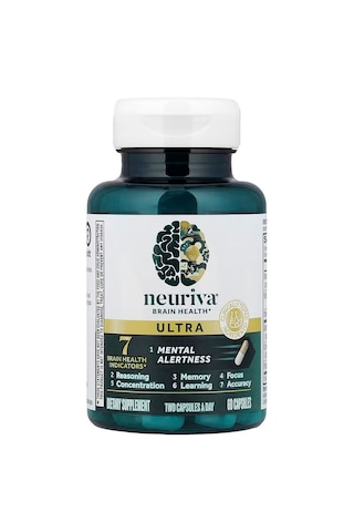 Neurıva Ultra Brain Brain & Cognitive Focus & Memory Phosphatidylserine B6-b12 Folate 60 Cap