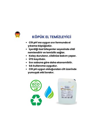 Bioxi Foam Köpük El Temizleme Sabunu 5 L