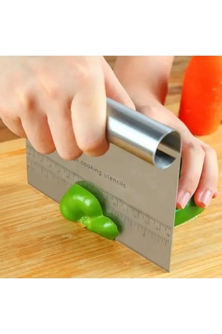 Trendooze Gaojunshop01 Paslanmaz Çelik Hamur Kazıyıcı Fırıncılık Aleti Gümüş Renk Gümüş