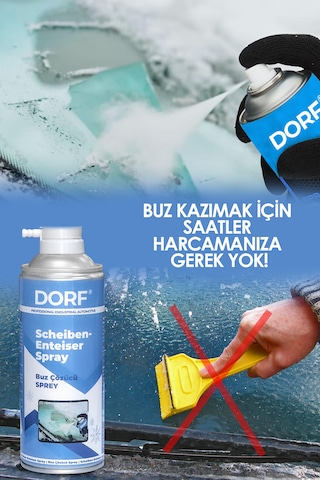Dorf Buz Çözücü Oto Cam Buz Çözücü Sprey 400ml Made İn Germany