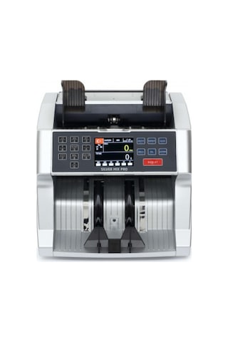 Bill Counter Silver Mix Pro Para Sayma Makinesi Tl Karışık Sayım, Euro Ve Usd Adet Sayım