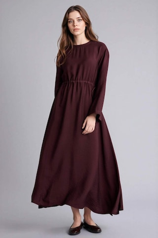Defacto Beli Lastikli Midi Elbise H0196AX26SP