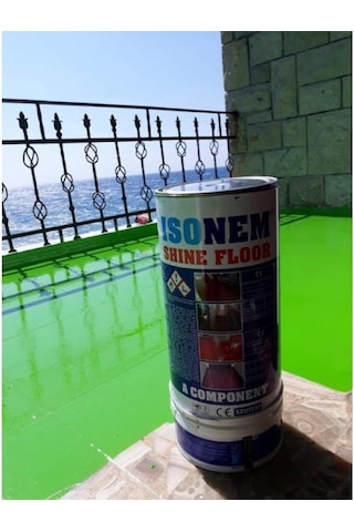 İsonem Shine Floor Solvent Bazlı Fayans Boyası 4.5 Kg Siyah Diğer