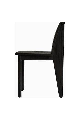 101 Copenhagen Brutus Slim Masif Meşe, Minimalist El Işçiliği Tasarım Yemek Sandalyesi Kahverengi Meşe 2
