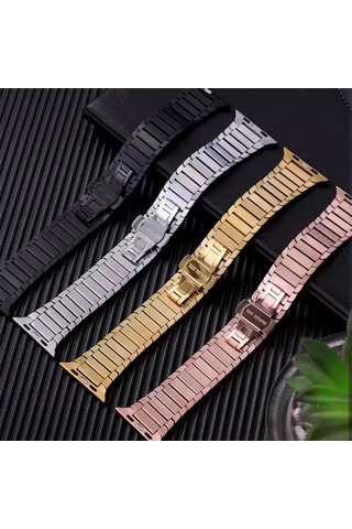Newface Apple Watch Uyumlu 38mm Kr413 Fine Steel Kordon - Gümüş
