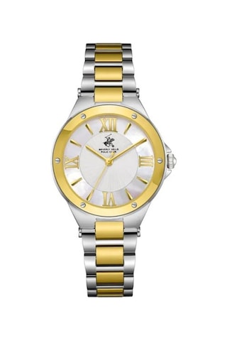Beverly Hılls Polo Club Kadın Kol Saati Bp3740c.230 Silver-gold Gri