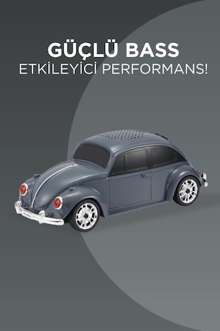 Torima D-49 Araba Voswos Retro Tasarım Bluetooth Hoparlör
