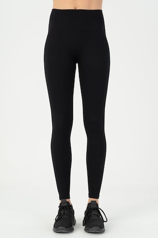 Maraton Active Slimfit Kadın Koşu Siyah Tayt 812095 SiYAH