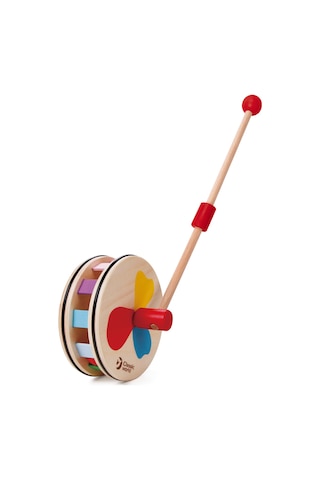 Classic World Ahşap İt-İt Gökkuşağı Tekerlek