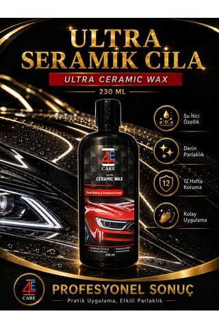 4e Ultra Seramik Boya Koruyucu Wax Uygulama Süngeri Ve Mikrofiber Bez Aracınızın Çizilmelerine Son