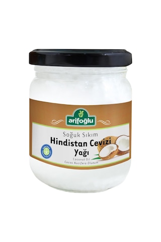 Arifoğlu Hindistan Cevizi Yağı Soğuk Sıkım 200 ML Arifoğlu Hindistan Cevizi Yağı Soğuk Sıkım 200 ML