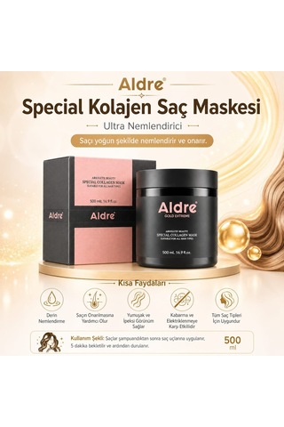 Aldre Özel Kolajen Saç Maskesi 500 ML