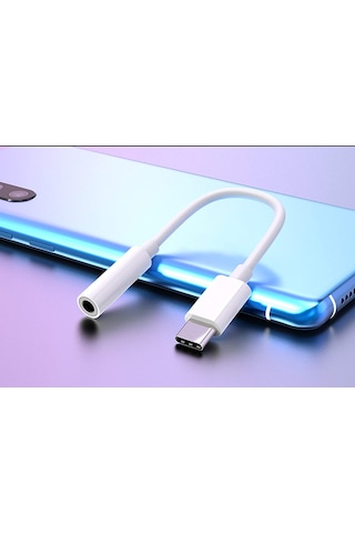 Bs Type-c 3.5 Jack Kulaklık Dönüştürücü Aparat Aux Çevirici Adaptör