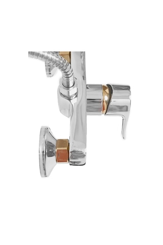 Potato Duşakabin İçin Krom Kaplama Küreli Duş Başlıklı Batarya 158311689 Gri