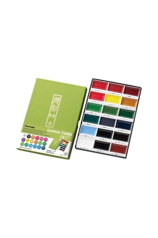 Zig Kuretake Gansai Tambi 18 Renk Tablet Suluboya 1 Adet Çok Renkli - 927747370 Çok Renkli Zig Kuretake Gansai Tambi 18 Renk Tablet Suluboya 1 Adet Çok Renkli - 927747370 Çok Renkli