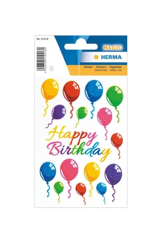 Magıc Etıket Glıttery Balonlar