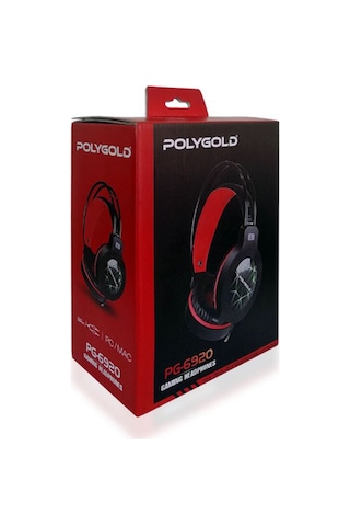Owwotech Polygold OW-6920 Mikrofonlu Kulak Üstü Oyuncu Kulaklığı