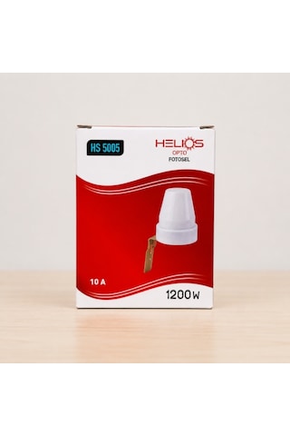 Helıos Opto Fotosel Işık Sensörü 1200w 10a Helıos Opto Fotosel Işık Sensörü 1200w 10a