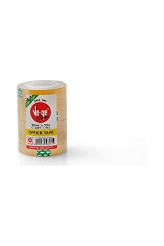 Ve-qe 12mmx33m Offıce Tape 6lı Kule Diğer