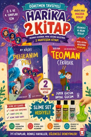 Timaş 2,3. Ve 4.sınıflar İçin Pelikanım Peli -teoman Çekirdek Slime Set Hediyeli