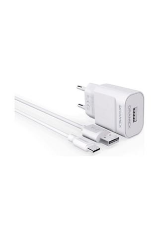 Dramex D21T 2.1A Type-C – Usb Şarj Adaptörü & Şarj Data Kablosu (550443255)