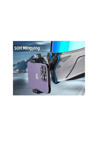 Outfire Telefona İle Uyumlu Kask Çene Bağlantı Aparatı-mavi Siy