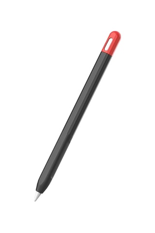 Microsonic Pencil Pro Kılıf Mat Silikon Kırmızı Siyah