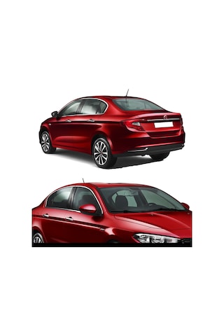 Fiat Egea Cam Çıtası Komple Set Çerçevesi Kromu Nikelajı 8 Parça