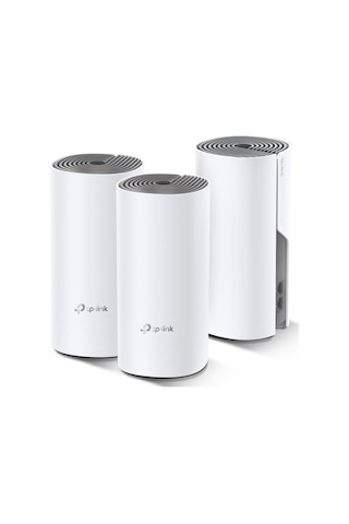 Tp Lınk Deco E4 3 Pack 1200mbps 2 4 Ghz & 5 Ghz Mesh Wıfı Indoor