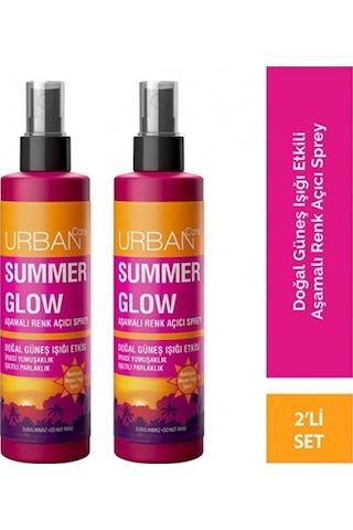 Urban Care Summer Glow Aşamalı Kalıcı Renk Açıcı Saç Sprey 2 x 150 ML